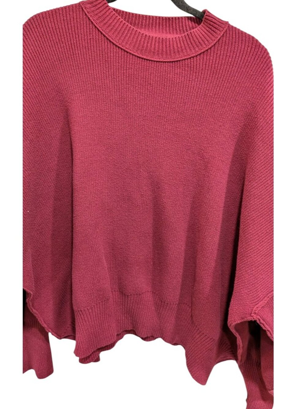Free People "Easy Street" Oversized Mock Neck Sweater | Size M